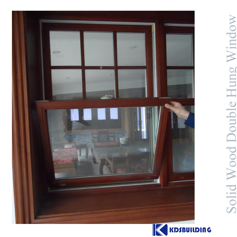 Triple glazed glazing double hung glass door wooden wood windows