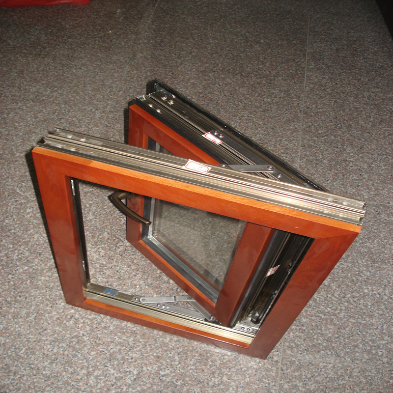 Cheap and high quality wood aluminum clad windows