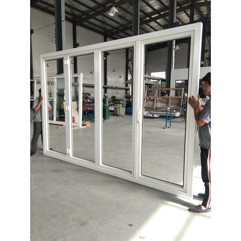 Upvc glass plastic pvc folding door